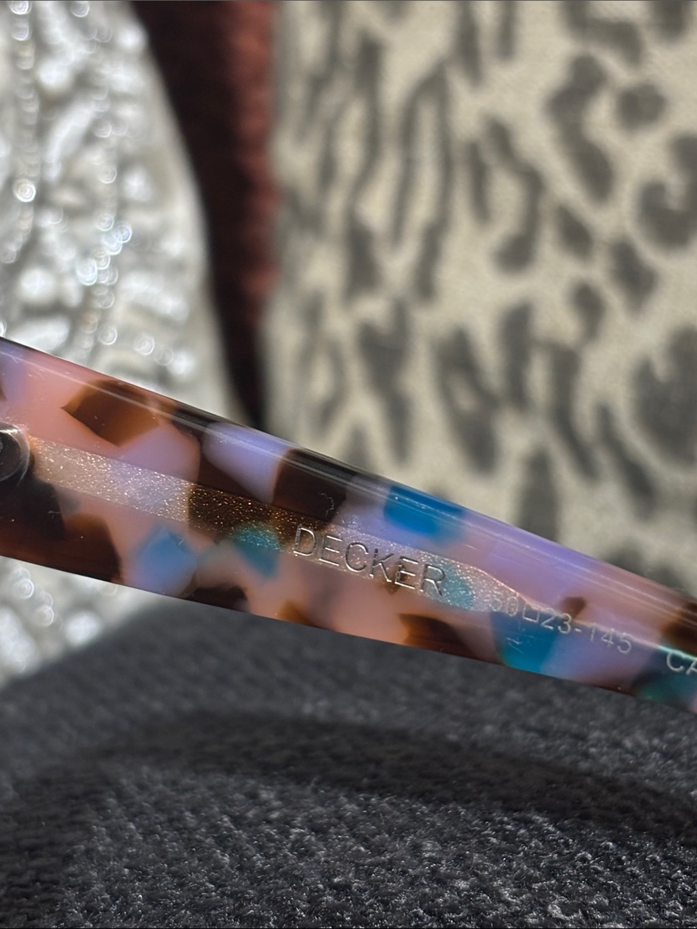 I-SEA X Free People Decker sunnies in unicorn multicolored cat eye frame - Picture 10 of 11
